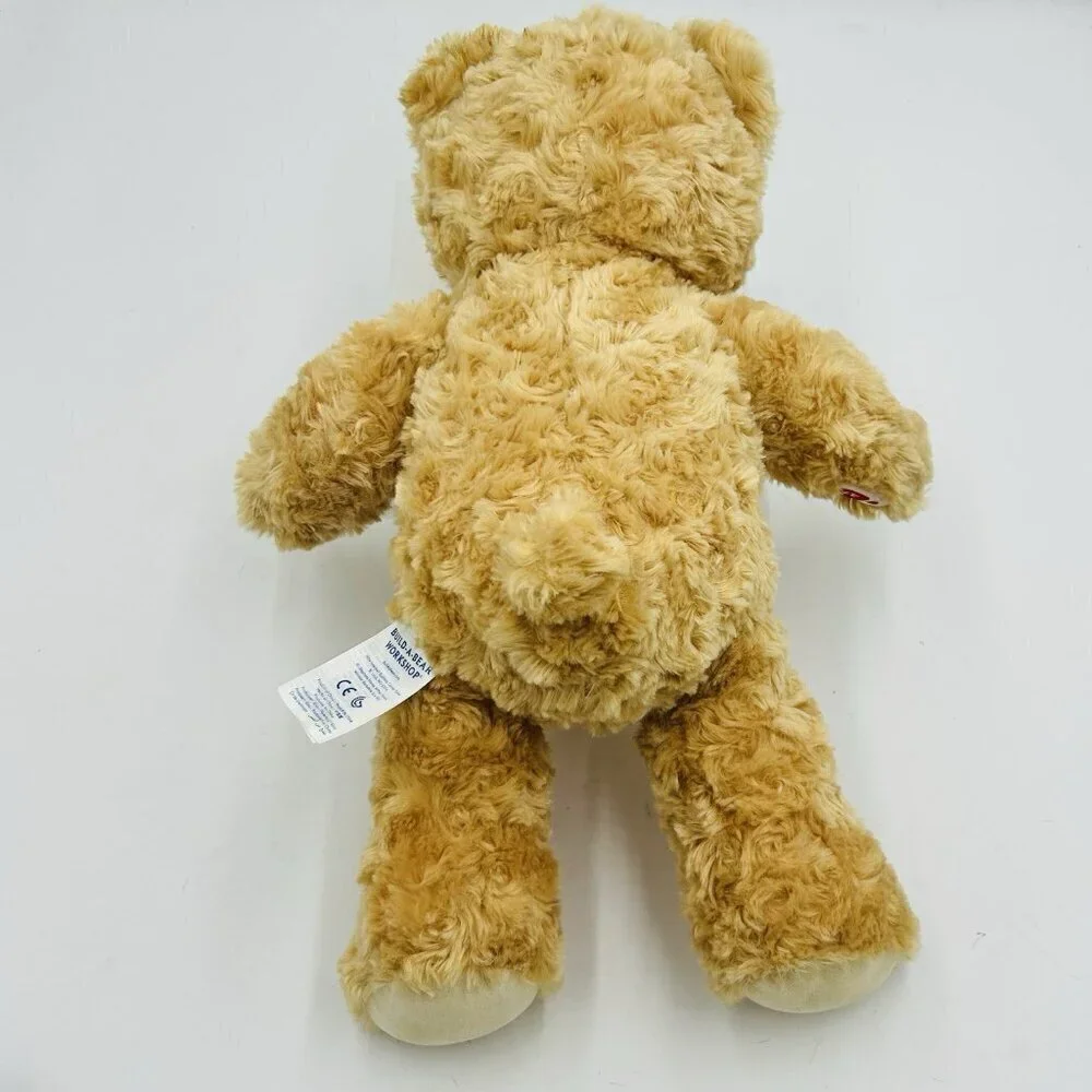 Build-A-Bear Happy Hugs Teddy Bear Plush Soft Tan Swirl Fur 18